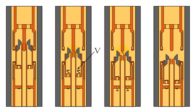 SF6-Close-up of a circuit breaker with electrical wires connected, ensuring safety and preventing electrical overload